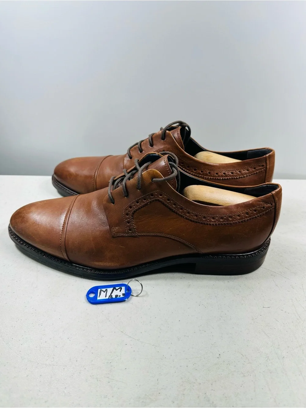 Cole Haan Buckland Brown Leather Cap Toe Oxford Shoe Men's Size 10,5